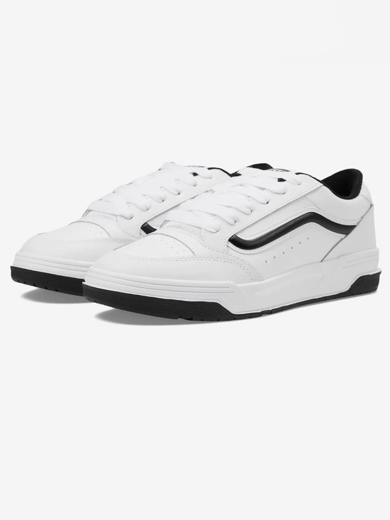 Vans Shoes - Hylane Vans White and Black Low-Top Athletic Sneakers